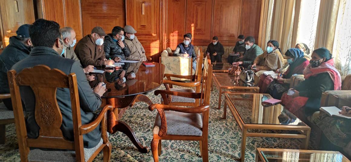 SEHAT health insurance scheme: DC Srinagar reviews arrangements for rollout on Dec 26