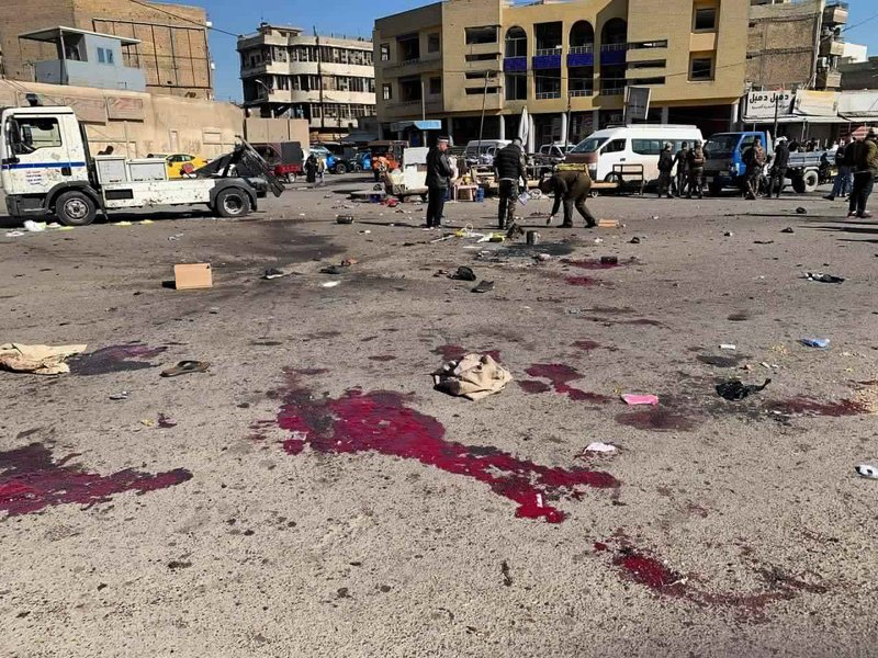 Twin suicide bombings rock central Baghdad, at least 32 dead Twin suicide bombings rock central Baghdad, at least 32 dead