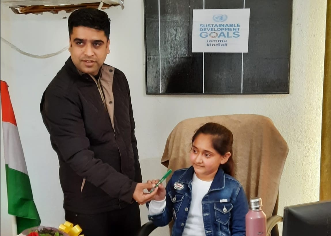 National Girl Child Day: 5th Standard girl becomes Tehsildar for a day