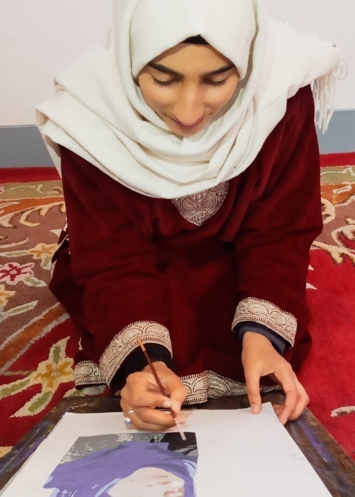 Meet Falak Zehra, an emerging artist from Srinagar Meet Falak Zehra, an emerging artist from Srinagar