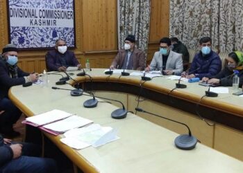 Div Com reviews progress on Manasbal Lake Development project under PMDP