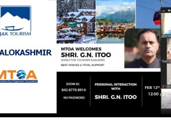 Dr G N Itoo holds ‘Chalo Kashmir’ Webinar with Maharashtra Tour Operators