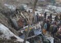 10 injured as bus turns turtle in Budgam 10 injured as bus turns turtle in Budgam