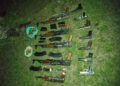 05 AK rifles, 07 Pistols recovered in Karnah: Army 05 AK rifles, 07 Pistols recovered in Karnah: Army