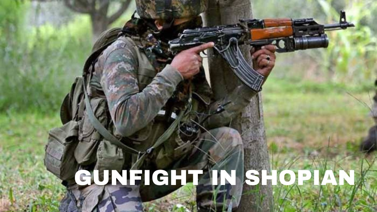Gun Fight Rages Between Joint Forces, Militants in Shopian Unidentified militant killed, two Army men injured in Shopian gunfight