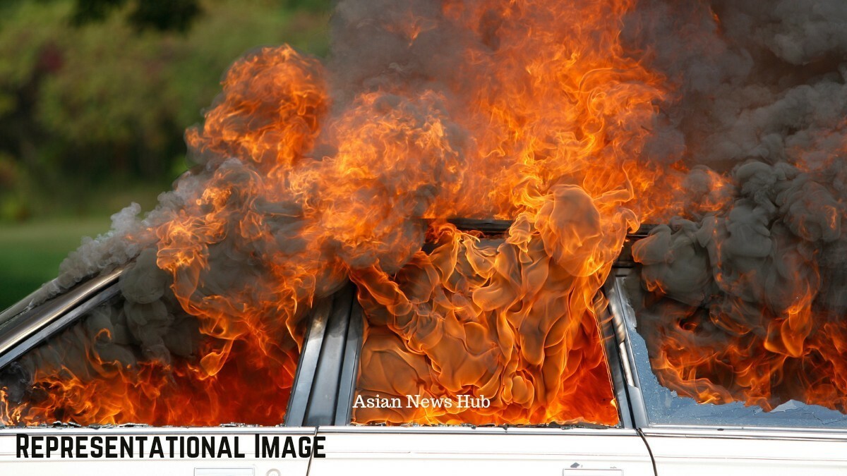 Woman burns husband alive in car to claim Rs 3 cr insurance Woman burns husband alive in car to claim Rs 3 cr insurance