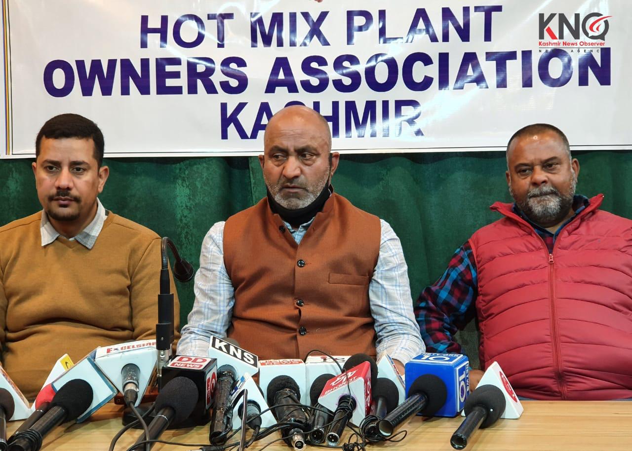 Sand, stone quarrying, mining contract to outsiders’ totally one-sided agreement, a biased order: Hot Mix Plant Association Kashmir