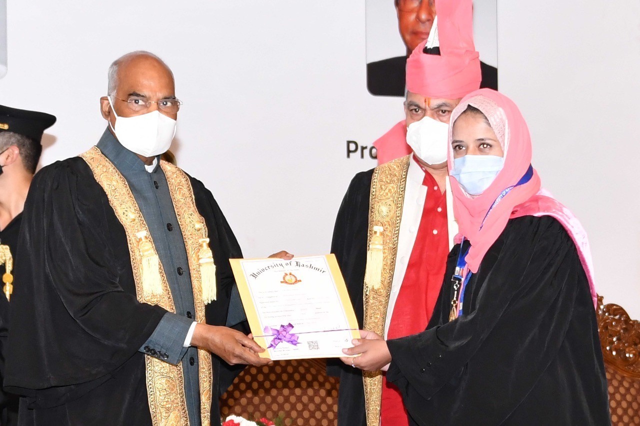 Violence was never part of Kashmiriyat: President Kovind