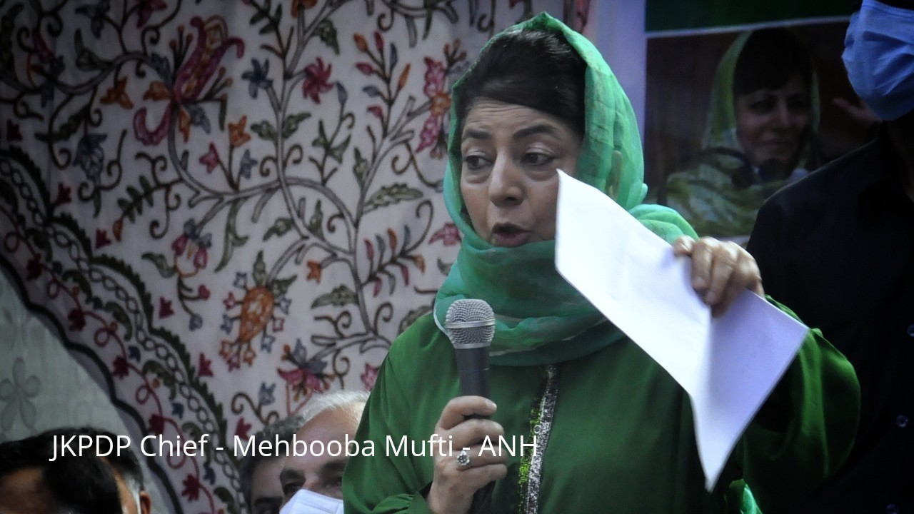 Shun Suppression, resolve Kashmir issue for lasting peace in the subcontinent: Mehbooba Mufti Shun Suppression, resolve Kashmir issue for lasting peace in the subcontinent: Mehbooba Mufti