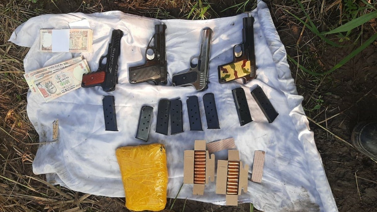 Arms, ammo, narcotics, cash recovered at International Border in Akhnoor: BSF