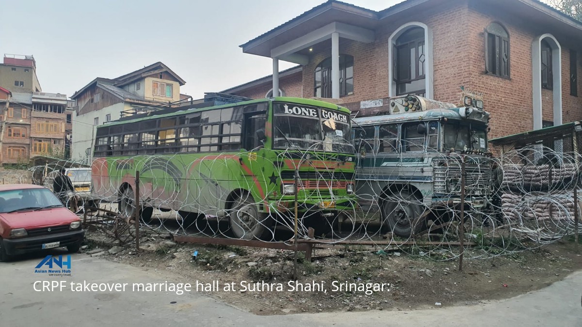 CRPF men ‘takeover’ marriage halls in Srinagar parts; locals aghast