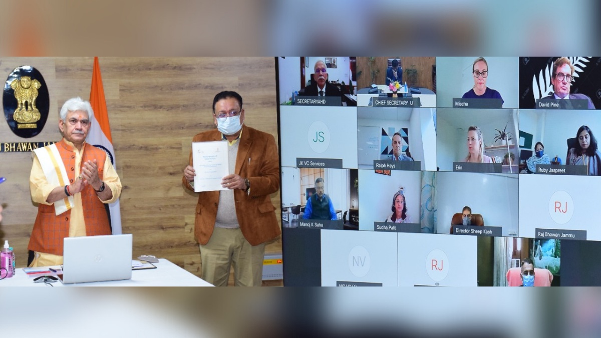 J&K Govt signs MoC with New Zealand G2G for transforming Sheep Farming Sector in the UT