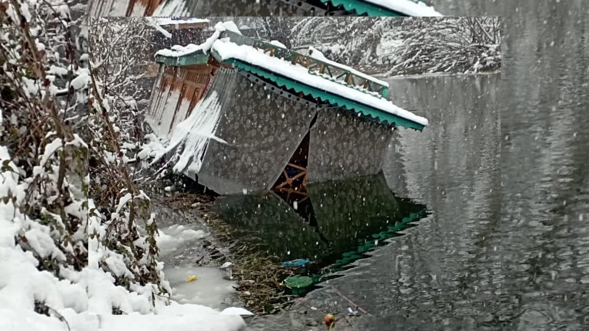 7 houseboats, 6 Shikaras submerged, DC Sgr visits spot, assesses damages