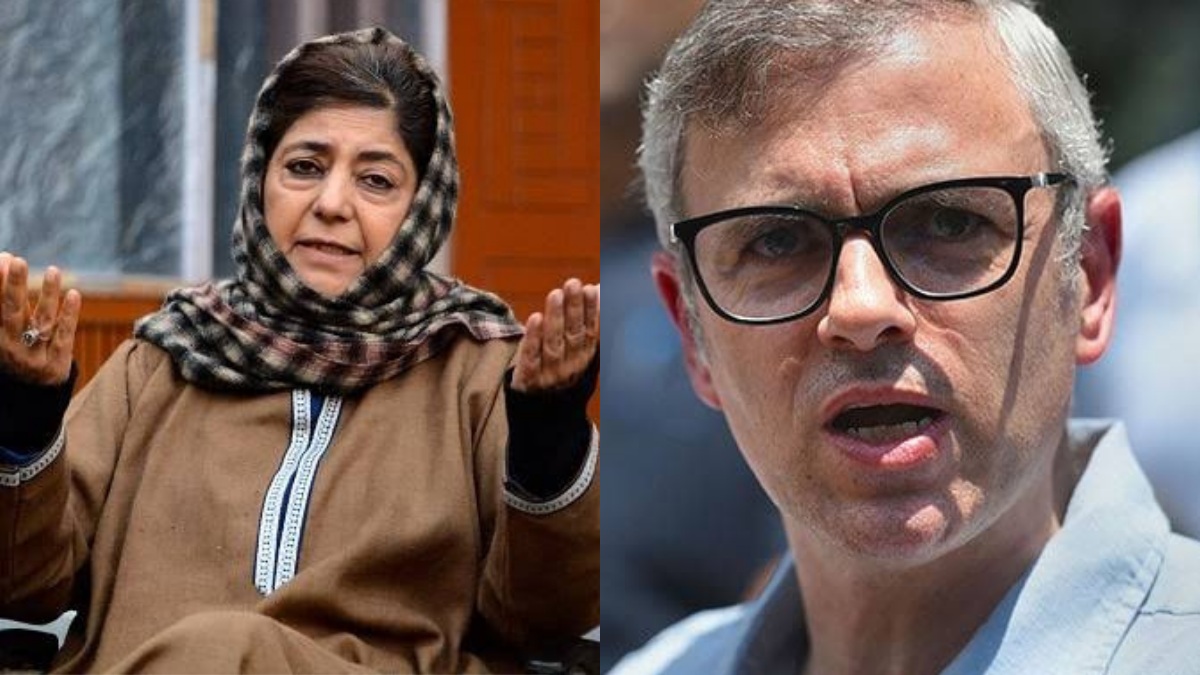 Omar, Mehbooba meet fire affected families at Nigeen
