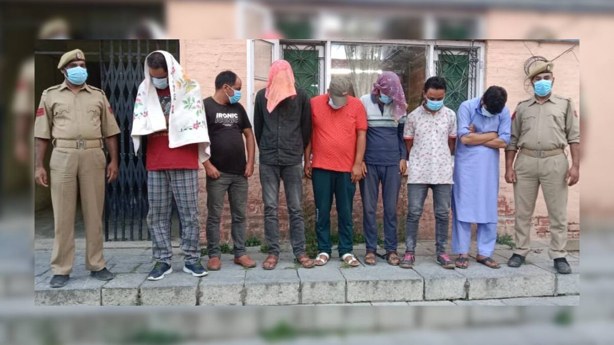 08 gamblers arrested in Budgam: Police 08 gamblers arrested in Budgam: Police