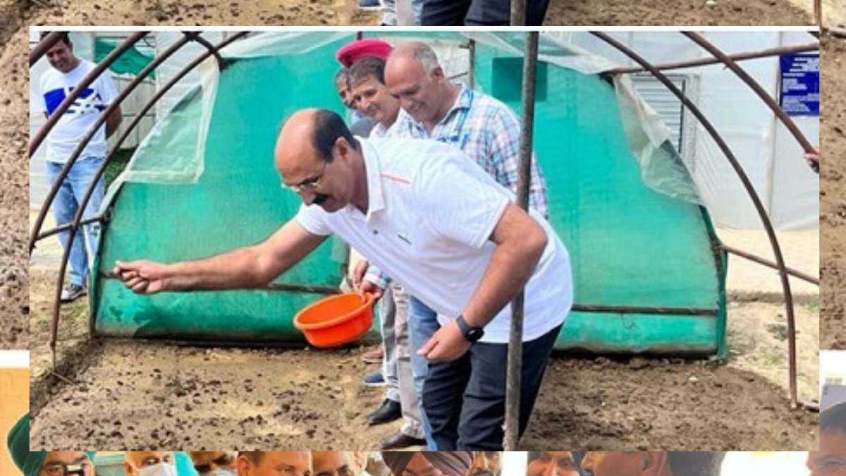 Director Agriculture Kashmir kick-starts Onion seed sowing at Kitchen Garden Lalmandi, Sgr