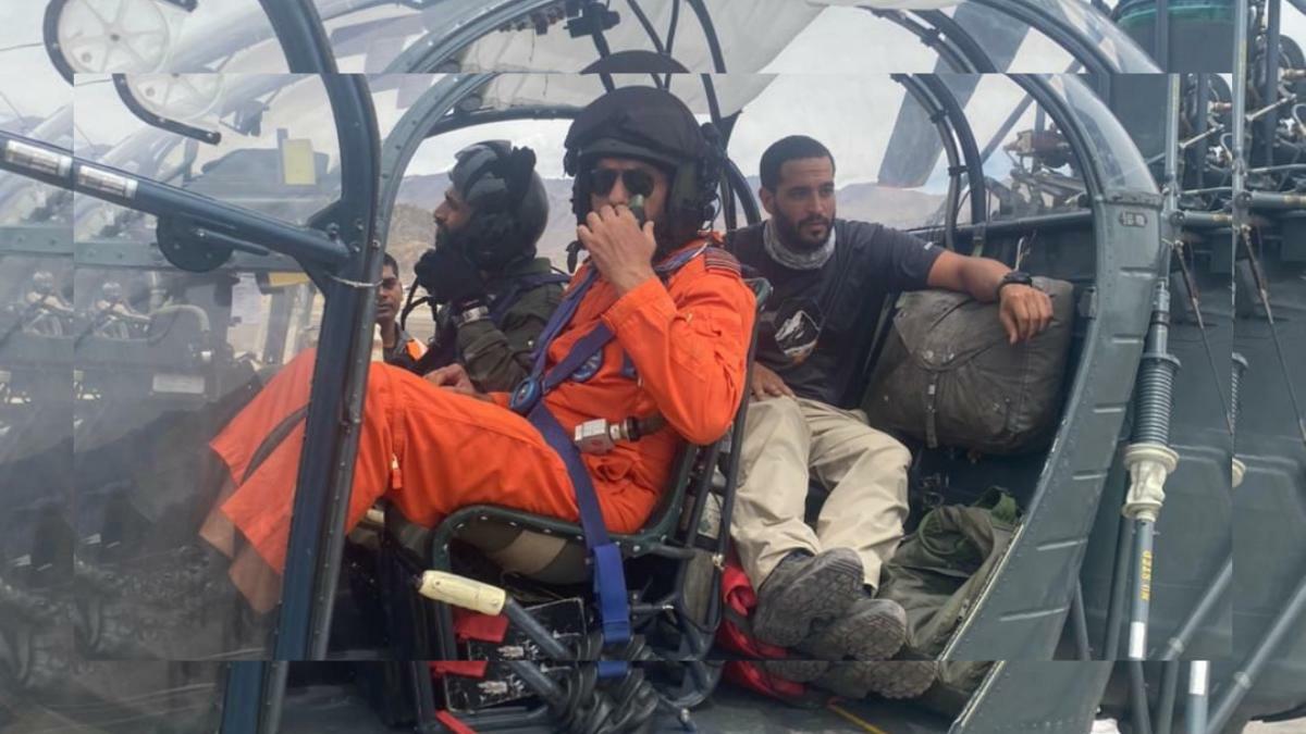 IAF rescues Israeli national from high altitude area in Ladakh IAF rescues Israeli national from high altitude area in Ladakh