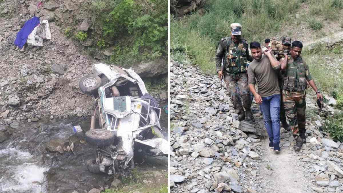 8 killed, 3 critical as vehicle plunges into gorge in Kishtwar