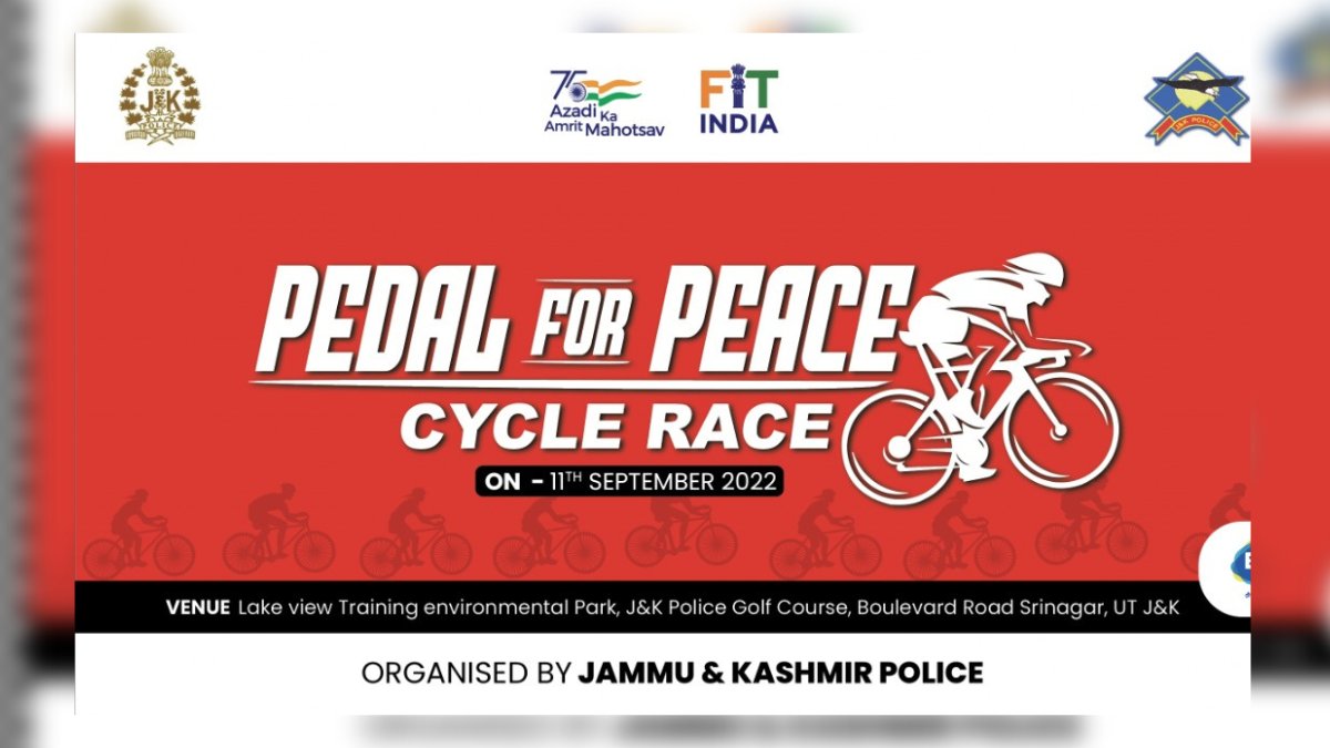 JKP to organize Cycle Race at Srinagar on Sept 11, Cash prize of Rs. 05.13 lakh earmarked for winners JKP to organize Cycle Race at Srinagar on Sept 11, Cash prize of Rs. 05.13 lakh earmarked for winners