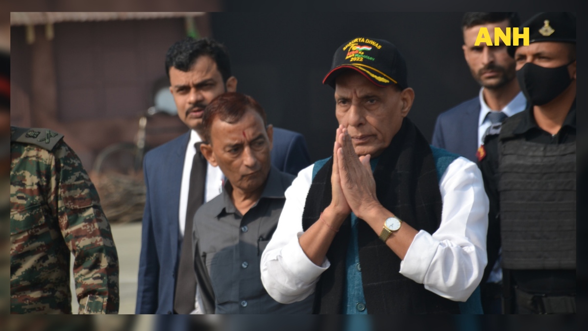 Committed to implement Parliament resolution about retrieving PoK: Rajnath Singh in Srinagar
