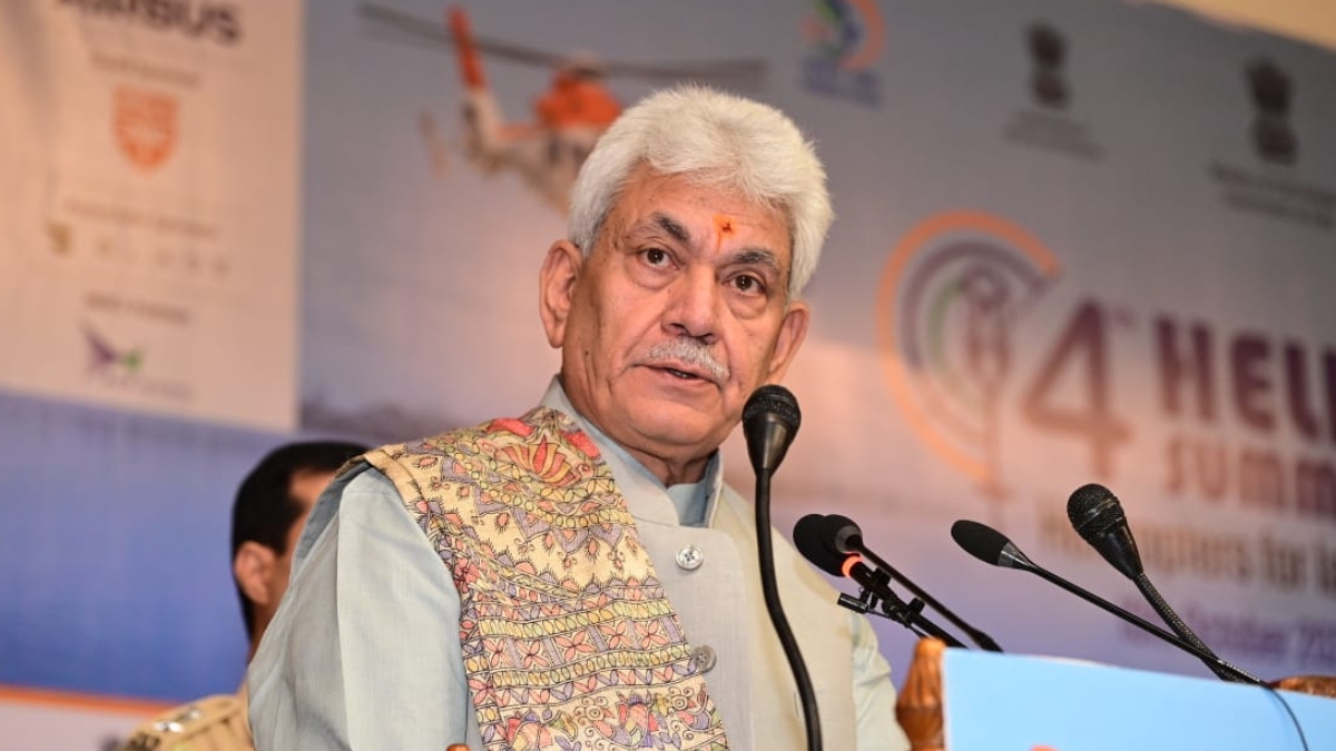 Listening to people first is the top priority of the administration: LG Manoj Sinha LG Manoj Sinha Advocates Heli-Tourism; assures all-out support to service providers