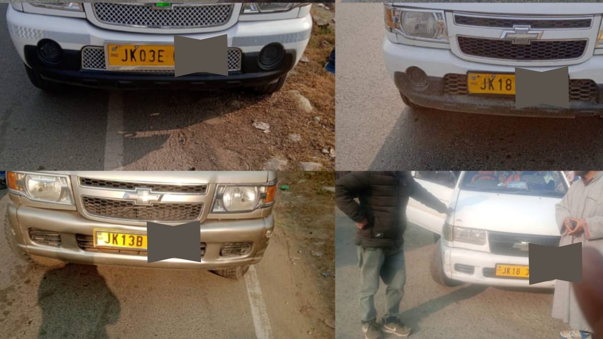 Four dozen vehicles blacklisted in Kulgam by MVD for ‘traffic violation’