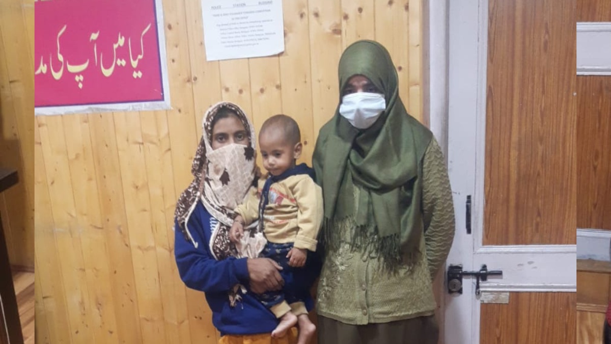 Budgam Police recovers missing mother-child duo from Rajasthan