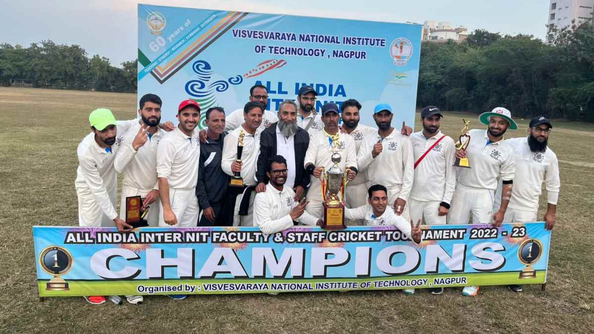 NIT Srinagar wins finals of All India Inter-NIT Faculty, Staff Cricket Tournament NIT Srinagar wins finals of All India Inter-NIT Faculty, Staff Cricket Tournament