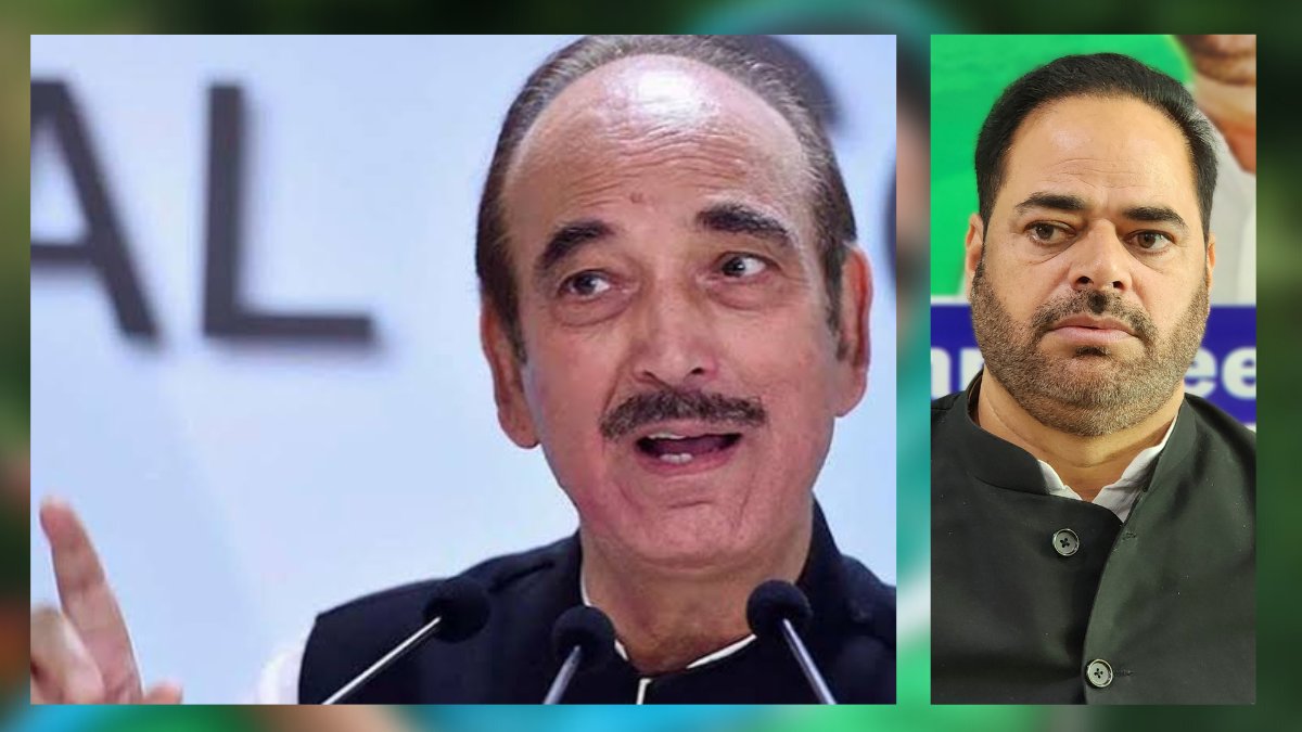GN Azad deputed to J-K to benefit BJP: Viqar Rasool GN Azad deputed to J-K to benefit BJP: Viqar Rasool