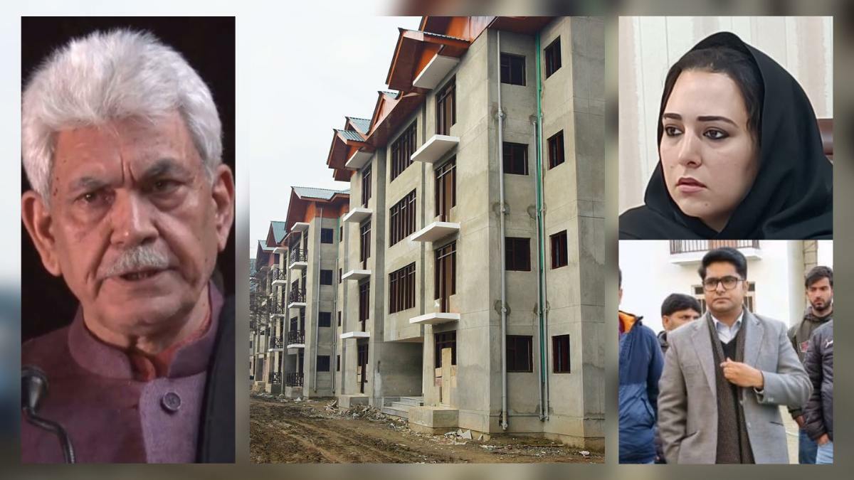 LG conducts on-site inspection, reviews ongoing construction work of transit accommodations in north Kashmir