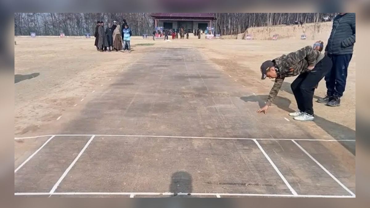 Four cricketers spent Rs 8.0 lakh to construct turf wicket in Bijbehara’s Marhama