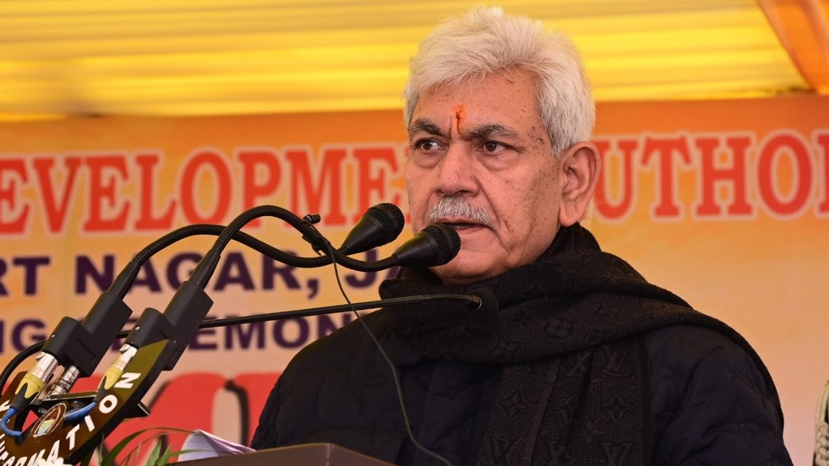 Smart city projects in Jammu, Srinagar poised for big leap: LG Manoj Sinha