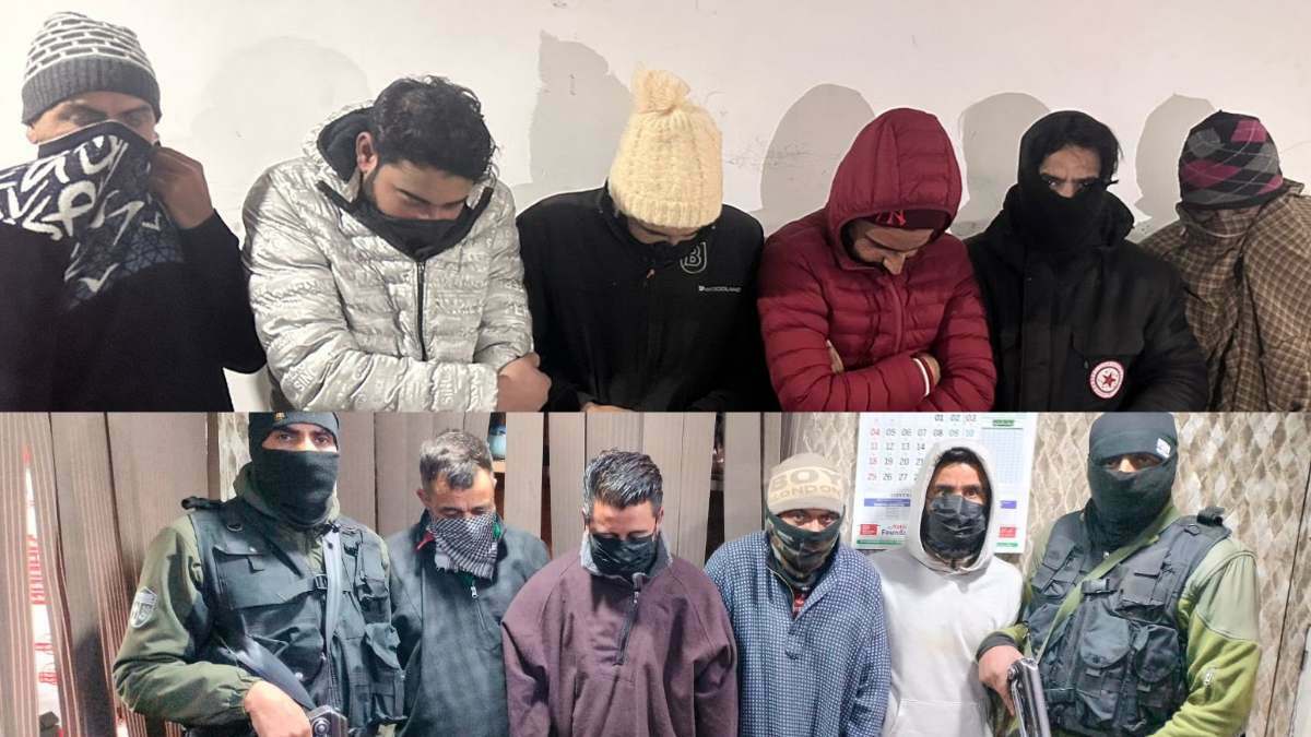 Police arrest 10 gamblers in Srinagar