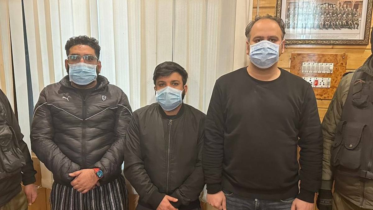 Three self-styled leaders arrested in Srinagar: police