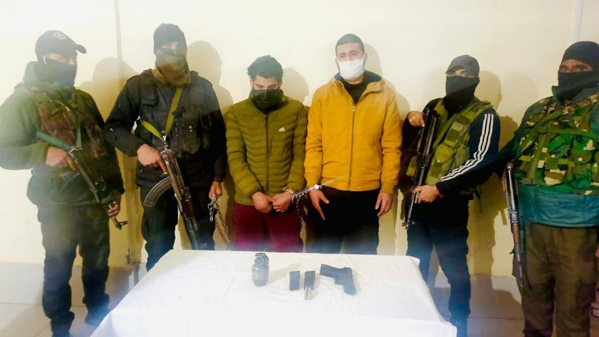Two TRF militants arrested in Srinagar: police