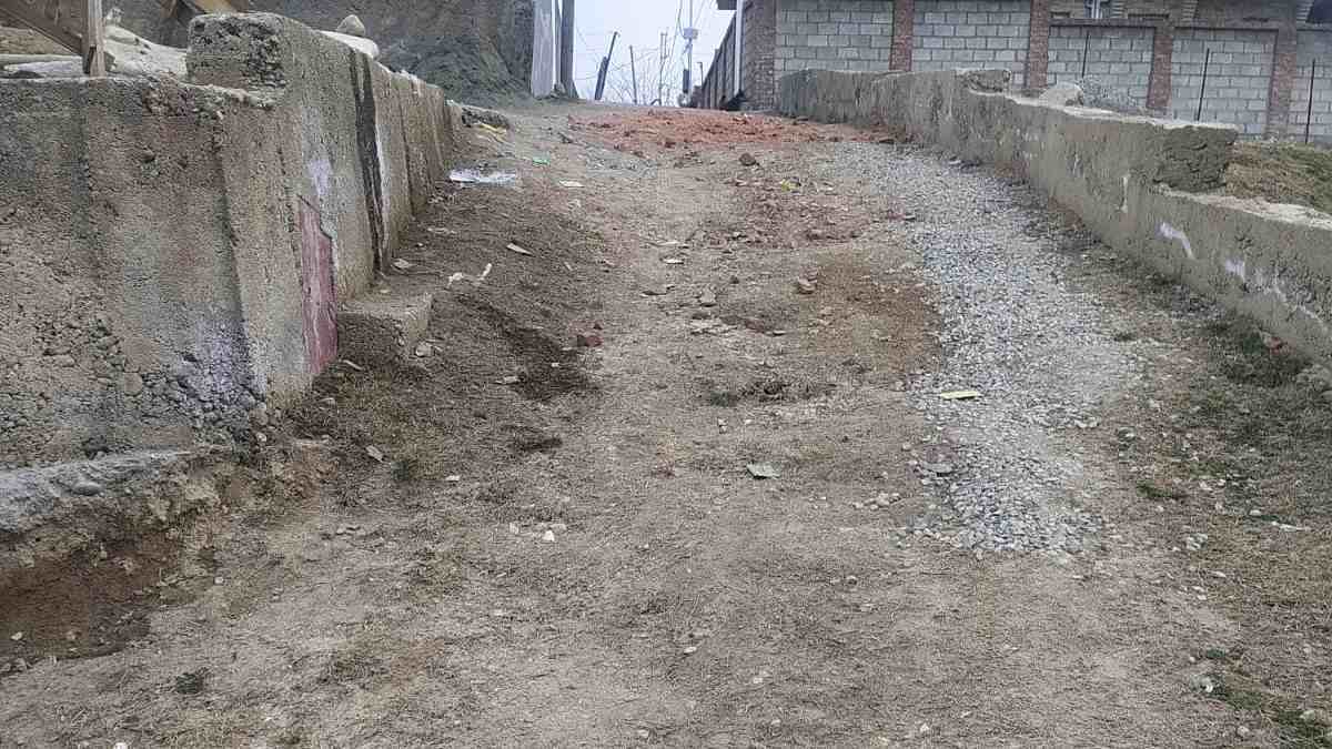Residents of Hazratbal’s Faiz Ul Haq Colony demand road repairing