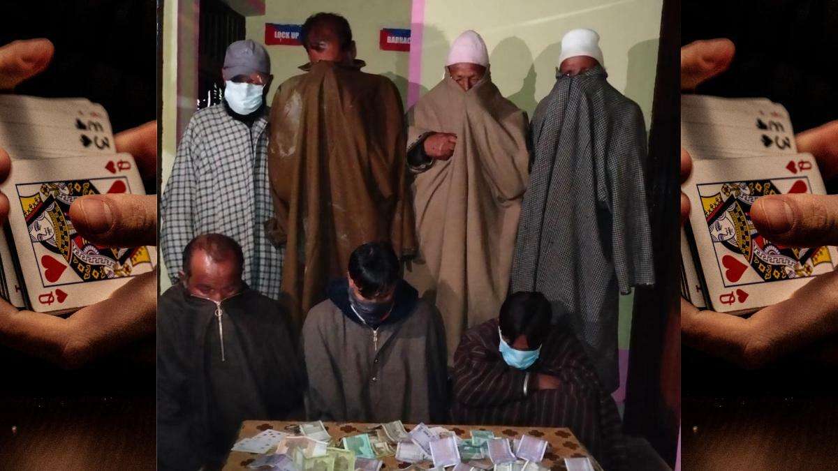 7 gamblers arrested in Sopore: Police