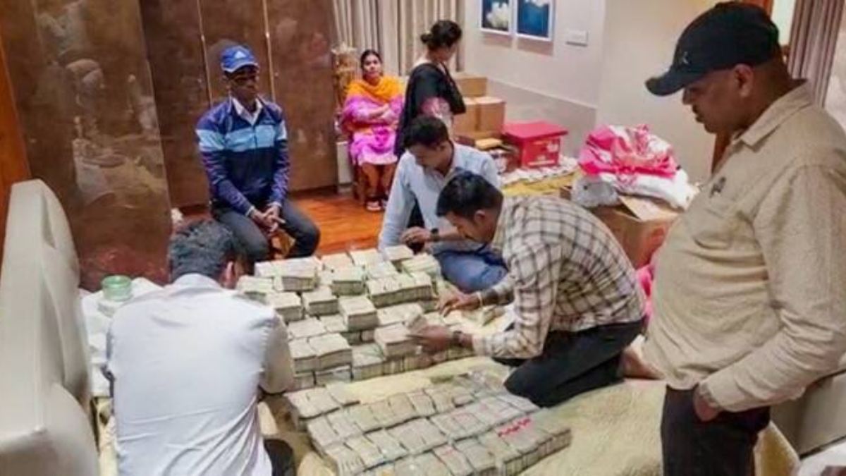 Over Rs 8 cr seized from office of BJP MLA and his son’s home after son held for accepting Rs 40 lakh bribe Over Rs 8 cr seized from office of BJP MLA and his son’s home after son held for accepting Rs 40 lakh bribe
