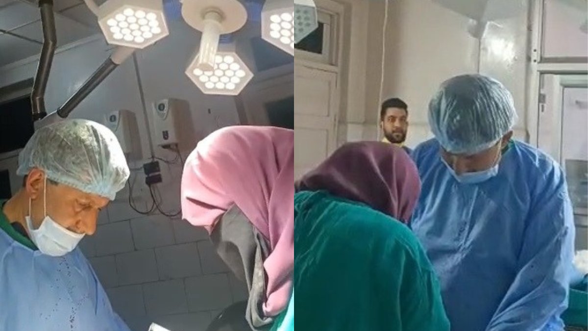 Without caring for safety, Doctors at SDH Bijbehara conduct surgery during earthquake