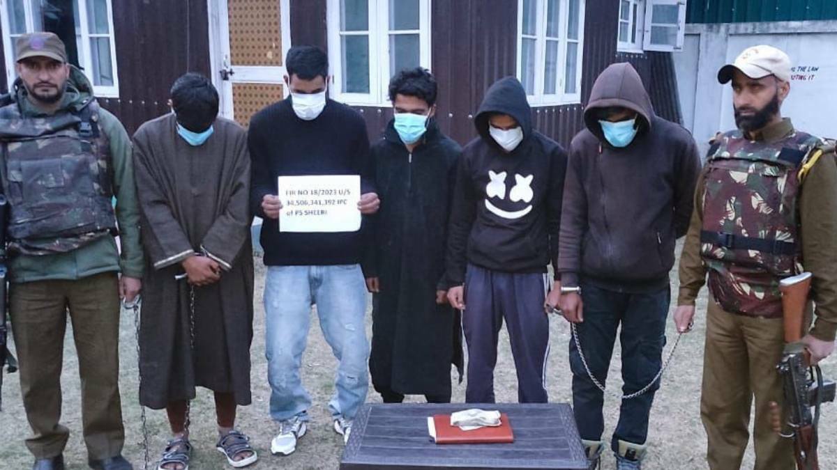 Five extortionists arrested in Baramulla: Police