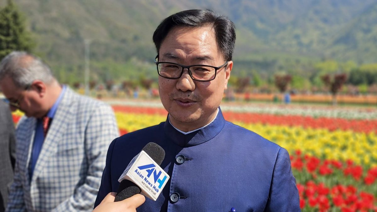 Kashmir situation peaceful, people enjoy life here: Union Minister Kiren Rijiju