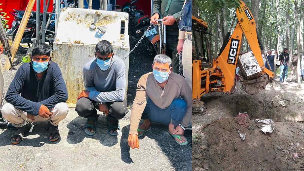 Gang of thieves from Bangladesh held in ATM robbery case in Pulwama Gang of thieves from Bangladesh held in ATM robbery case in Pulwama