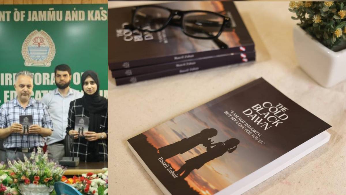 Baazil Zubair of Presentation Convent pens down her debut novel ‘The Cold Black Dawn’