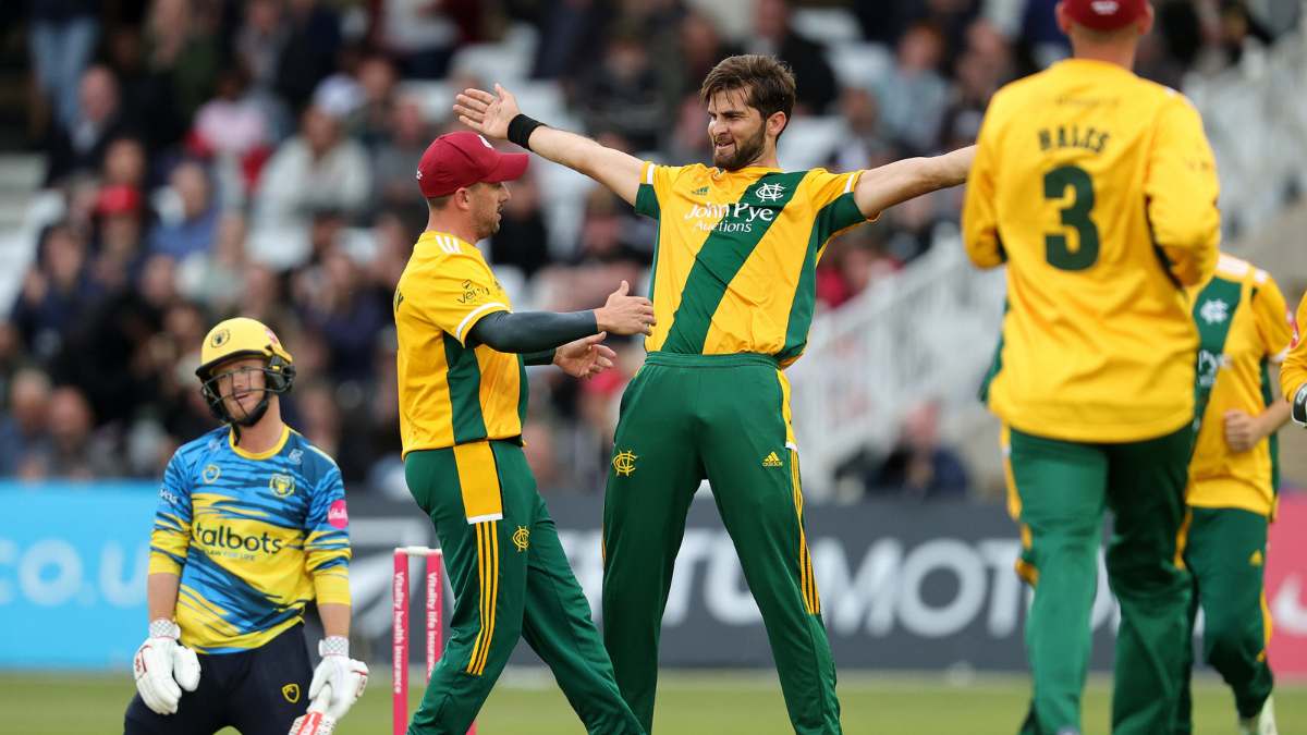 T20 Blast 2023: Pakistan’s Shaheen Afridi rattles Warwickshire with four wickets in first over – watch video