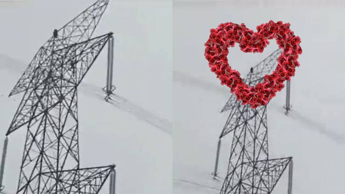 Risky Romance: Girl climbs 80-feet tall high-tension tower after fight with boyfriend Risky Romance: Girl climbs 80-feet tall high-tension tower after fight with boyfriend