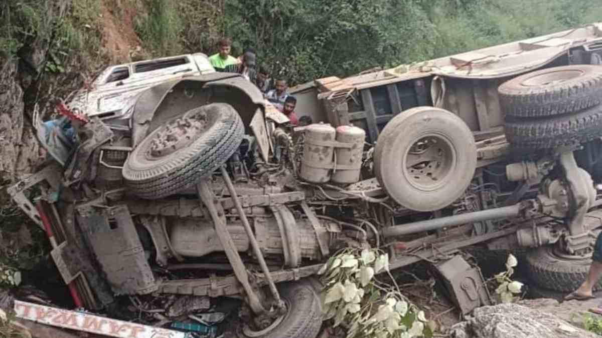 Three persons killed another injured as vehicle falls into gorge in Udhampur