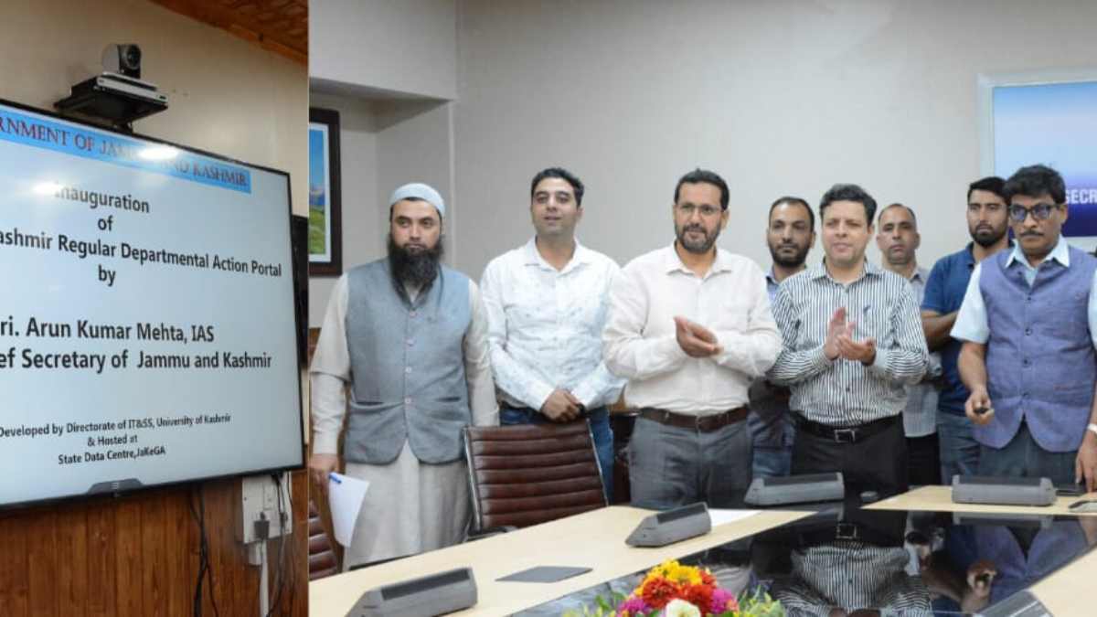 Brashtachar Mukt J&K: CS launches regular departmental action portal Brashtachar Mukt J&K: CS launches regular departmental action portal