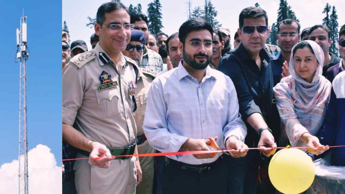 DC Budgam inaugurates first-ever cellular connectivity at Doodhpathri