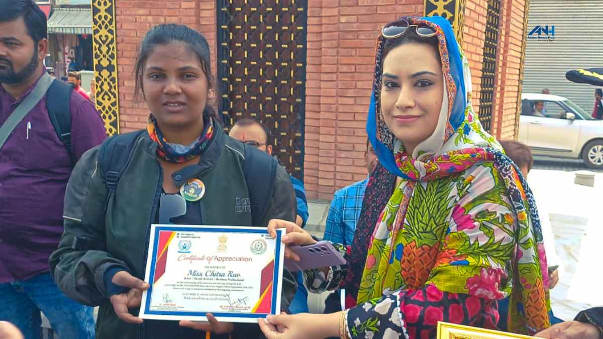 Kanyakumari to Kashmir in 15 days: Female biker embarks on a dream trip to the Valley