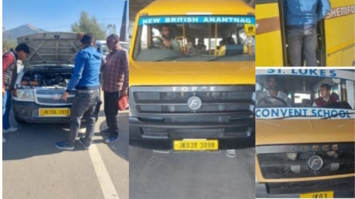 Motor vehicle dept suspends 11 route permits, 22 DL’s of traffic violators in Anantnag